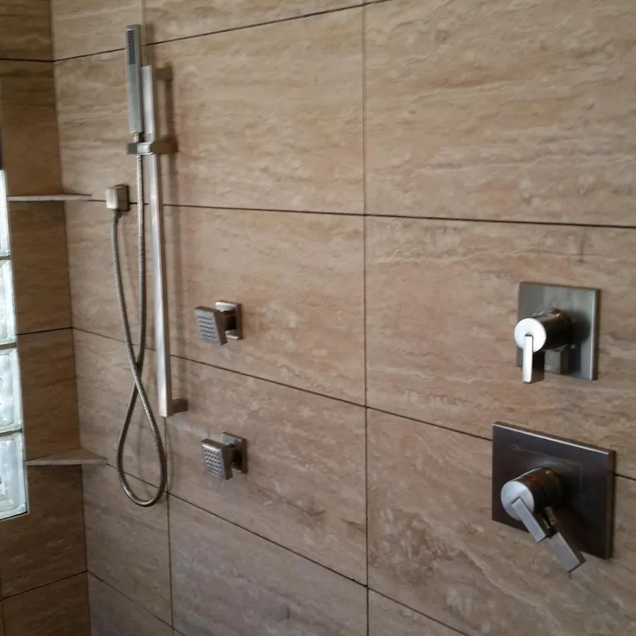 Shower fixture installation for Water Heater Replacement in East Allen
